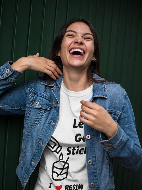 Let's Get Sticky! Unisex Softstyle T-Shirt, Funny Resin Craft Tee, DIY Enthusiast Gift, Arts and Crafts Apparel, Casual Wear, Gift for [...]