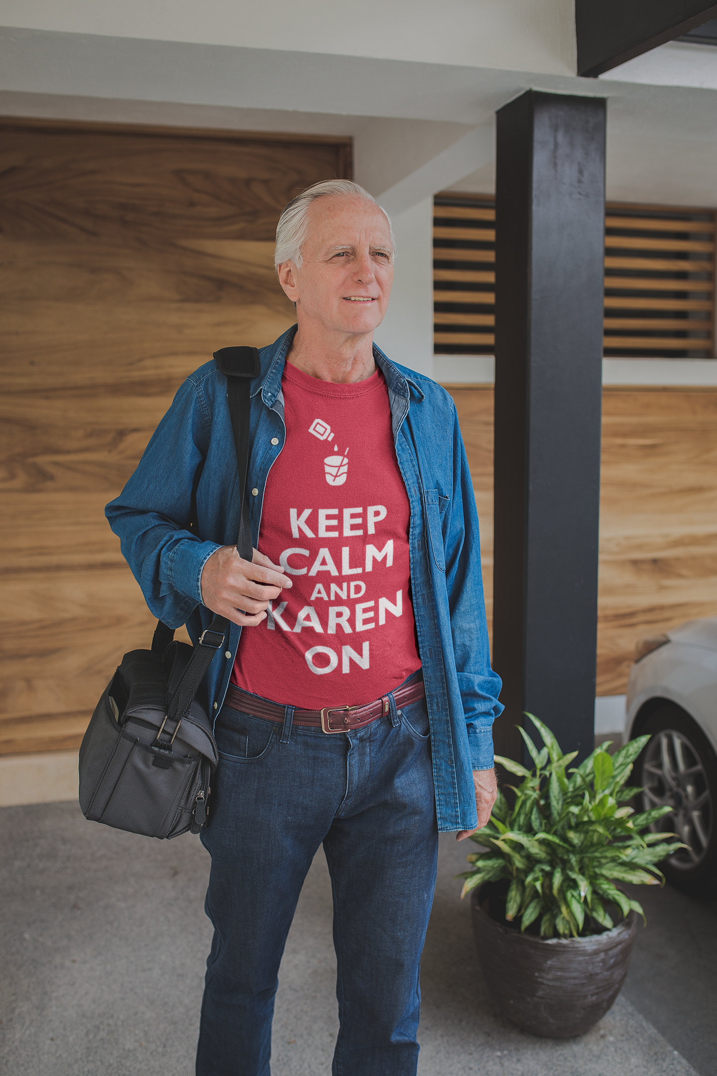 'Keep Calm and Karen on' Cozy Unisex Softstyle T-Shirt for Everyday Comfort, Gift for Him/Her, Casual Wear, Graphic Tee, Summer Essential